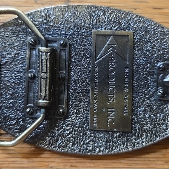 Vintage 1889-1989 PENNZOIL BELT BUCKLE 100 YEARS OF QUALITY Commemorative #110 - Picture 2 of 3